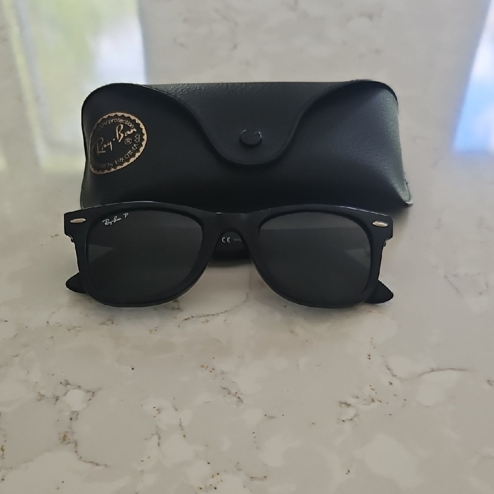 Ray-Ban Black Sunglasses and Case